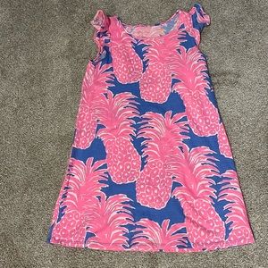 Girls Lilly Pulitzer pineapple print dress